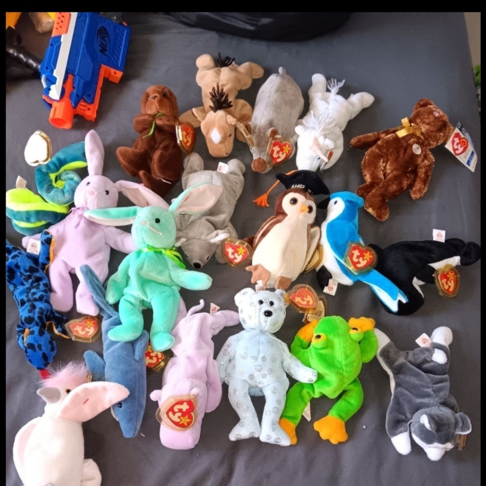 Beanie babies $8 each